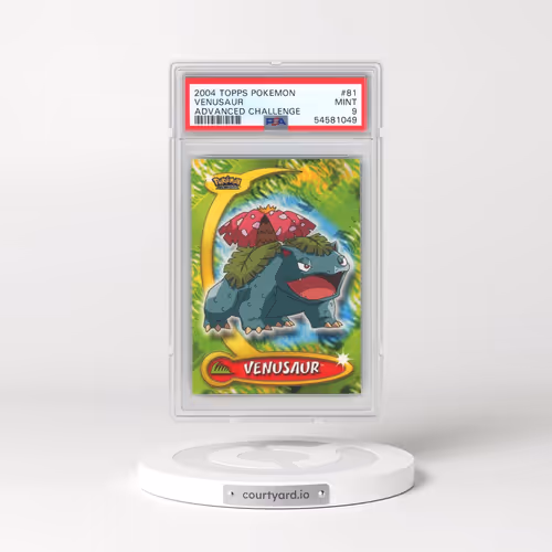2004 Topps Pokémon Advanced Challenge #81 Venusaur (PSA 9 MINT)