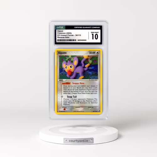 2005 EX Unseen Forces #34 Aipom - Holo (CGC 10 GEM MINT)
