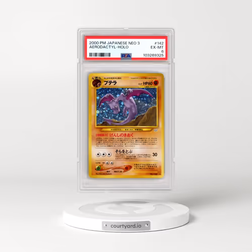 2000 Pokémon Neo 3 #142 Aerodactyl - Holo (PSA 6 EX-MT)