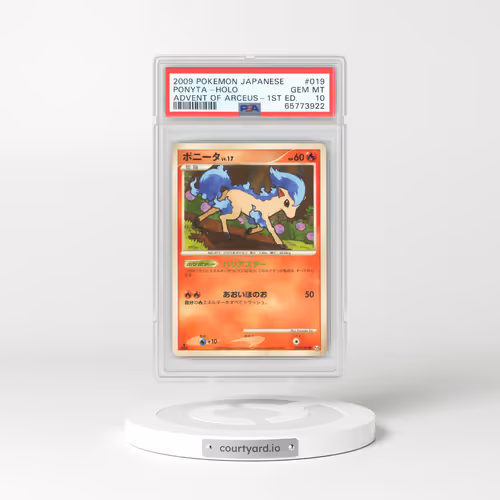 2009 Pokémon Advent of Arceus #019 Ponyta - 1st Edition Holo (PSA 10 GEM MINT)