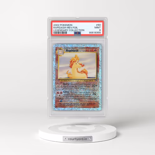 2002 Pokémon Legendary Collection #60 Rapidash - Reverse Foil (PSA 9 MINT)