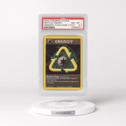 2002 Energize Your Game Cycle Recycle Energy - Holo (PSA 8.5 NM-MT+)