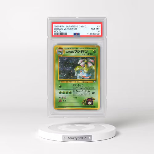 1999 Pokémon Gym 2 #3 Erika's Venusaur - Holo (PSA 8 NM-MT)