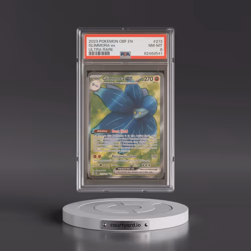 2023 Pokémon Obf EN-Obsidian Flames #213 Glimmora EX - Holo Ultra Rare (PSA 8 NM-MT)