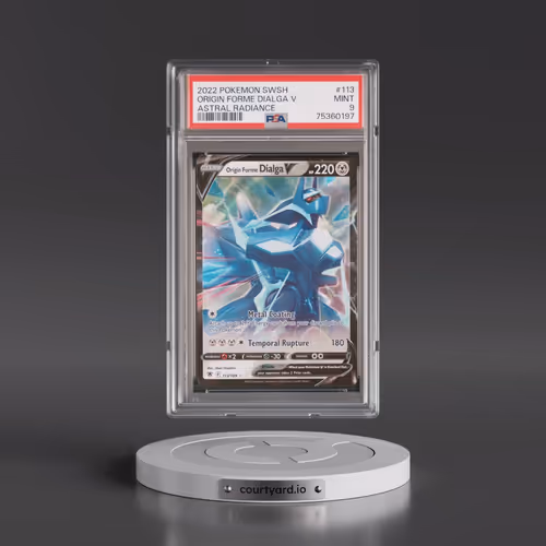 2022 Pokémon Sword & Shield Astral Radiance #113 Origin Forme Dialga V - Holo (PSA 9 MINT)