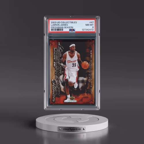 2003 UD Collectibles LeBron James Freshman Season #47 LeBron James (PSA 8 NM-MT)
