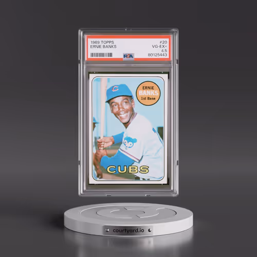 1969 Topps #20 Ernie Banks (PSA 4.5 VG-EX+)