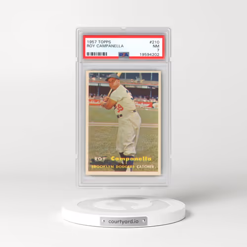 1957 Topps #210 Roy Campanella (PSA 7 NM)