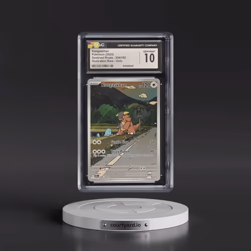 2025 Pokémon Dri EN-Destined Rivals #204 Kangaskhan - Illustration Rare (CGC 10 GEM MINT)