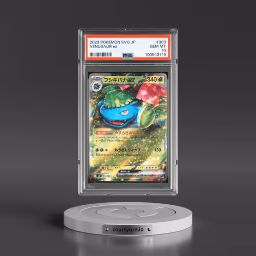 2023 Pokémon Svg-Venusaur & Charizard & Blastoise Special Deck Set EX #003 Venusaur EX - Holo (PSA 10 GEM MINT)