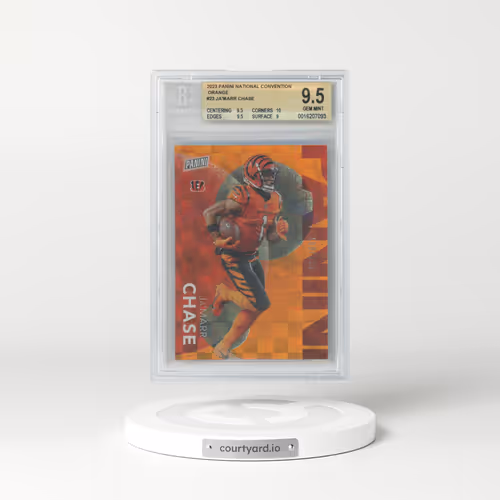2023 Panini National Convention Orange #23 Ja'Marr Chase (BGS 9.5 GEM MINT)