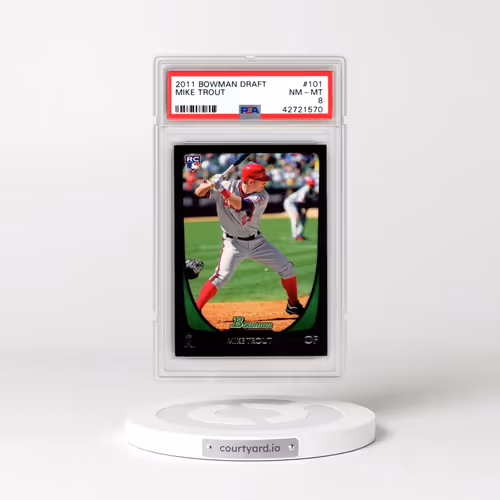 2011 Bowman Draft #101 Mike Trout (PSA 8 NM-MT)