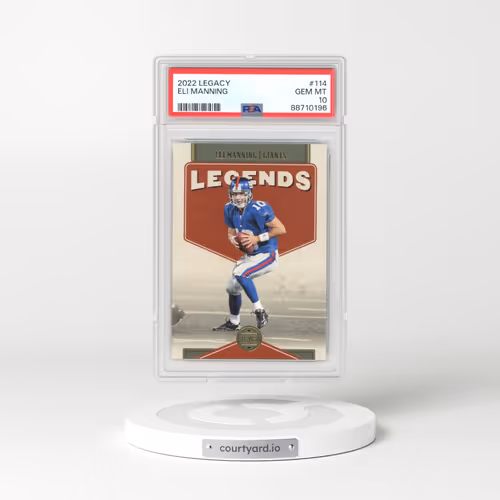 2022 Panini Legacy #114 Eli Manning (PSA 10 GEM MINT)