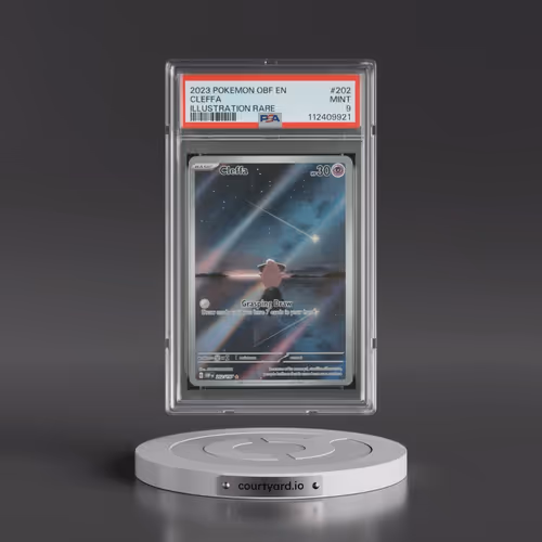 2023 Pokémon Obf EN-Obsidian Flames #202 Cleffa - Illustration Rare (PSA 9 MINT)