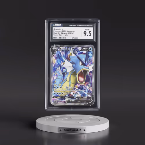 2021 Blue Sky Stream #070/067 Gyarados V - Super Rare Holo (CGC 9.5 MINT+)