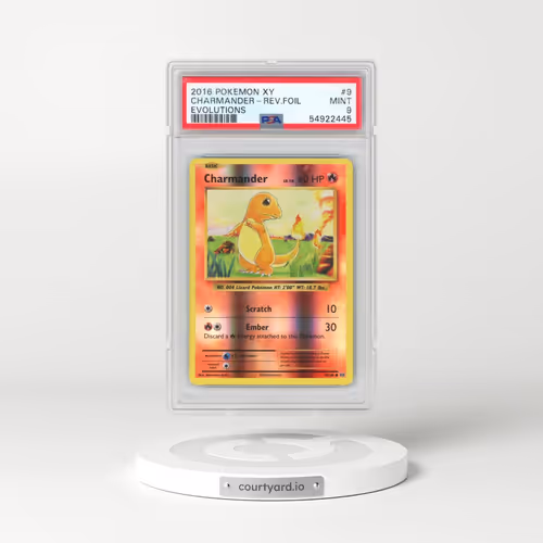 2016 Pokémon XY Evolutions #9 Charmander - Reverse Foil (PSA 9 MINT)