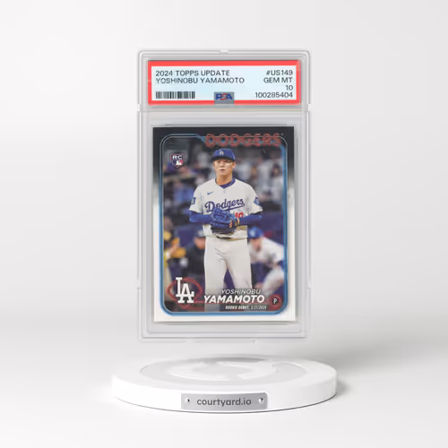 2024 Topps Update #US149 Yoshinobu Yamamoto (PSA 10 GEM MINT)