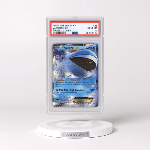 2015 Pokémon XY Primal Clash #38 Wailord EX - Holo (PSA 10 GEM MINT)