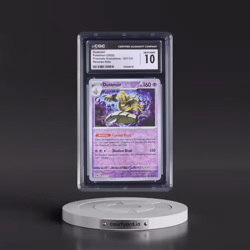2024 Prismatic Evolutions - PRE EN #037/131 Dusknoir - Reverse Holo (CGC 10 GEM MINT)