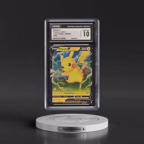 2019 Fusion Strike #086/264 Pikachu V - Holo (CGC 10 GEM MINT)