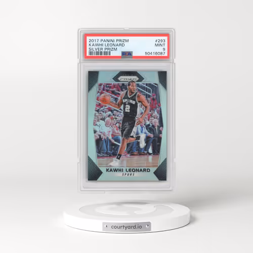 2017 Panini Prizm #293 Kawhi Leonard - Silver Prizm (PSA 9 MINT)