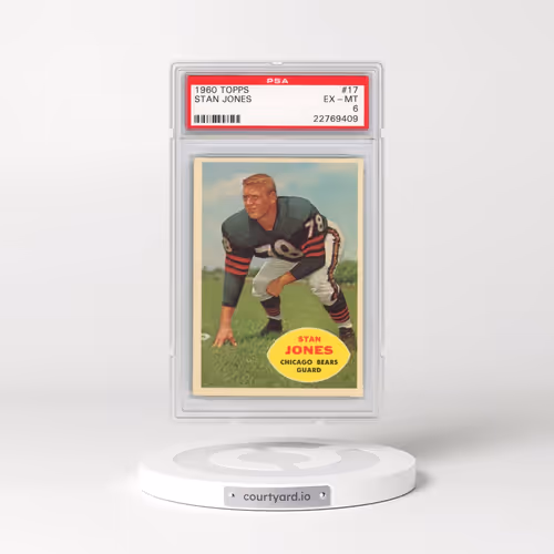 1960 Topps #17 Stan Jones (PSA 6 EX-MT)