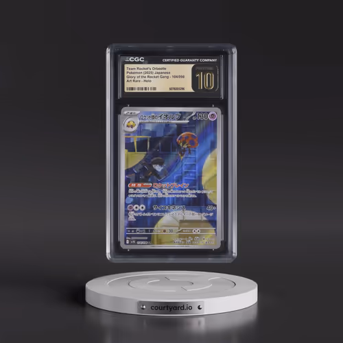 2025 Pokémon SV10-Glory of Team Rocket #104 Team Rocket's Orbeetle - Art Rare (CGC 10 PRISTINE)