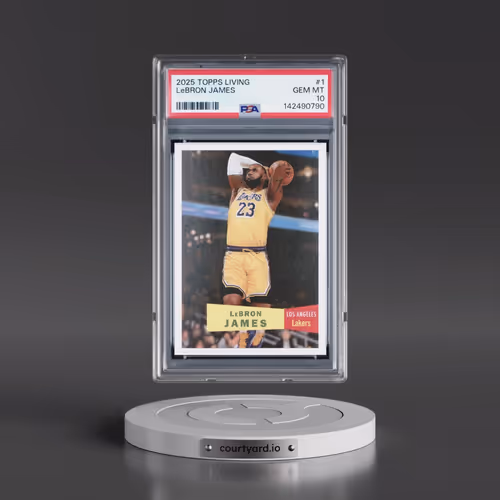 2025 Topps Living #1 LeBron James (PSA 10 GEM MINT)