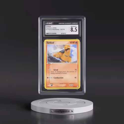 2006 EX Holon Phantoms #33/110 Torkoal (CGC 8.5 NM-MT+)