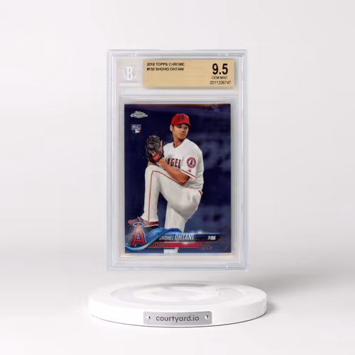 2018 Topps Chrome #150 Shohei Ohtani - Pitching (BGS 9.5 GEM MINT)