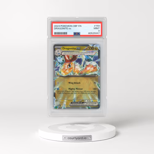 2023 Pokémon Obf EN-Obsidian Flames #159 Dragonite EX - Holo (PSA 9 MINT)