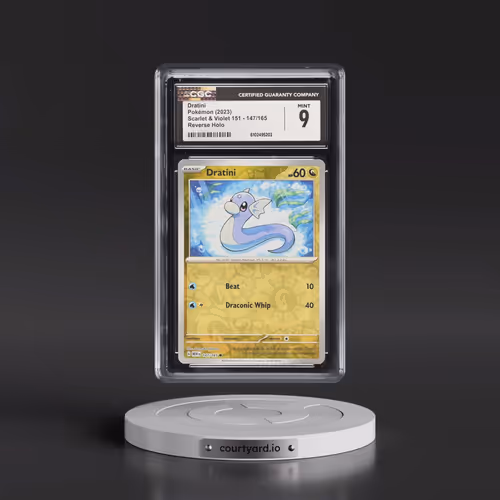 2023 Scarlet & Violet 151 - MEW EN #147/165 Dratini - Reverse Holo (CGC 9 MINT)