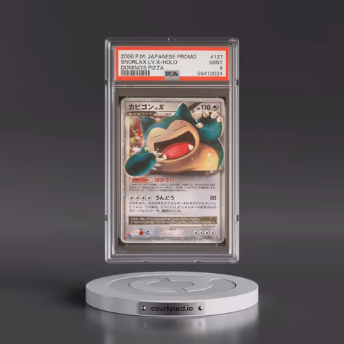 2008 Pokémon Promo #127 Snorlax LV.X - Holo Domino's Pizza (PSA 9 MINT)
