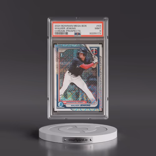 2024 Bowman Mega Box Chrome Prospects #43 Walker Jenkins (PSA 9 MINT)