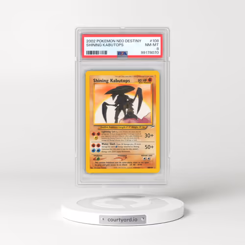 2002 Pokémon Neo Destiny #108 Shining Kabutops - Holo (PSA 8 NM-MT)