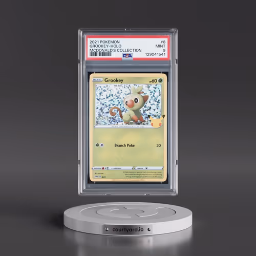 2021 Pokémon Mcdonald's Collection #8 Grookey - Holo (PSA 9 MINT)