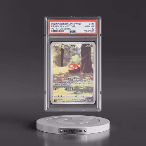 2022 Pokémon Sword & Shield Vstar Universe #173 Hisuian Voltorb - Full Art (PSA 10 GEM MINT)