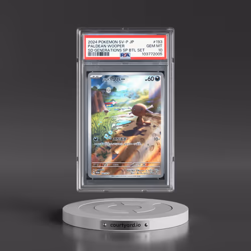2024 Pokémon SV-P Promo #193 Paldean Wooper - Start Deck Generations Special Battle Set (PSA 10 GEM