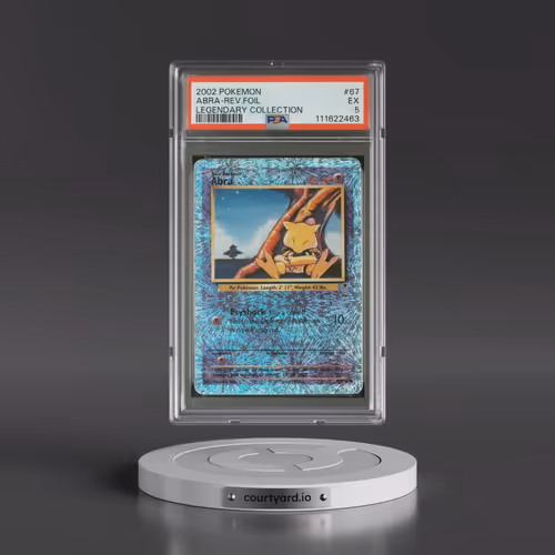 2002 Pokémon Legendary Collection #67 Abra - Reverse Foil (PSA 5 EX)