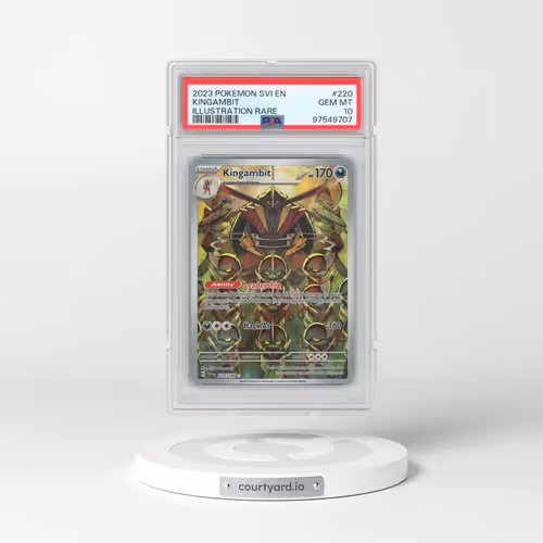 2023 Pokémon Svi EN-Scarlet & Violet #220 Kingambit - Illustration Rare (PSA 10 GEM MINT)
