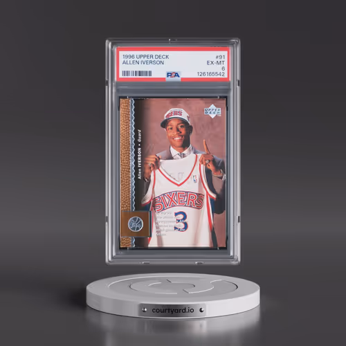1996 Upper Deck #91 Allen Iverson (PSA 6 EX-MT)