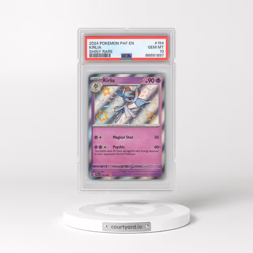 2024 Pokémon Paf EN-Paldean Fates #154 Kirlia - Shiny Rare (PSA 10 GEM MINT)