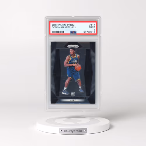 2017 Panini Prizm #117 Donovan Mitchell (PSA 9 MINT)