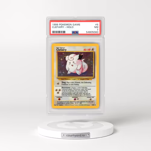 1999 Base Set #5 Clefairy - Holo (PSA 7 NM)