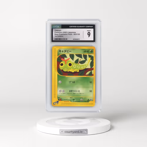 2001 Base Expansion Pack #003/128 Caterpie - 1st Edition (CGC 9 MINT)