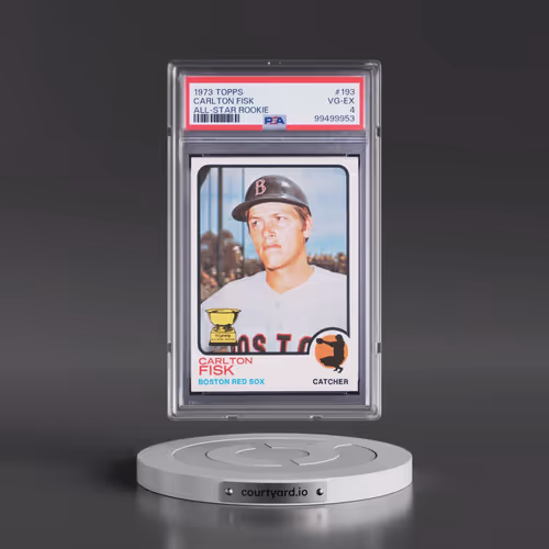 1973 Topps #193 Carlton Fisk - All-Star Rookie (PSA 4 VG-EX)
