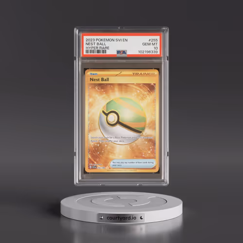 2023 Pokémon Svi EN-Scarlet & Violet #255 Nest Ball - Hyper Rare (PSA 10 GEM MINT)