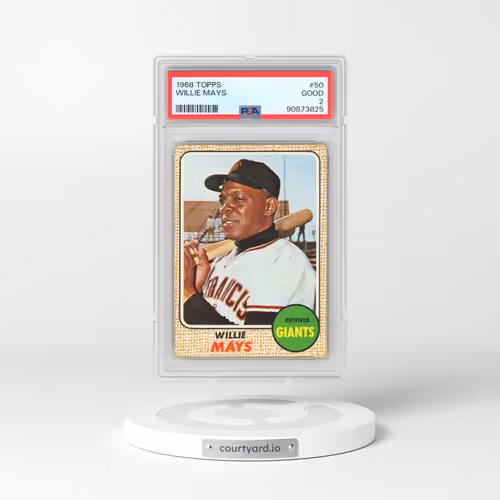 1968 Topps #50 Willie Mays (PSA 2 GOOD)