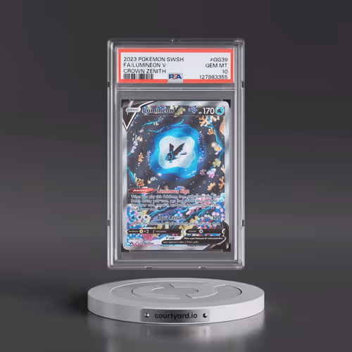 2023 Pokémon Sword and Shield Crown Zenith #GG39 Lumineon V - Holo Full Art (PSA 10 GEM MINT)