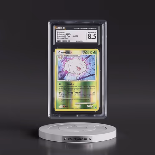 2007 Diamond & Pearl #44/130 Cascoon - Reverse Holo (CGC 8.5 NM-MT+)